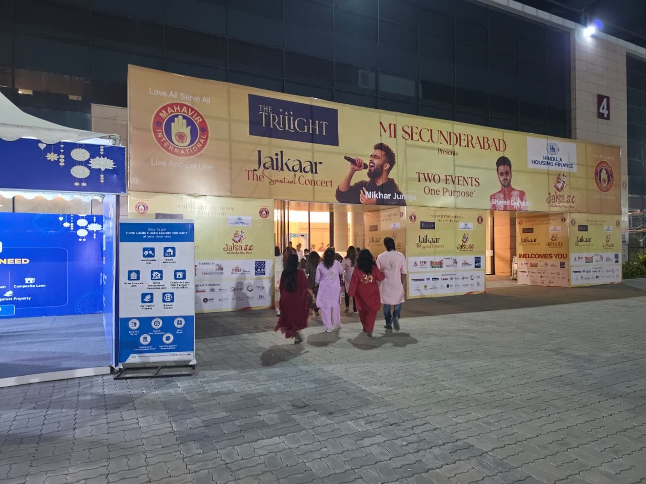 Custom branded exhibition tent by AR Events & Exhibition