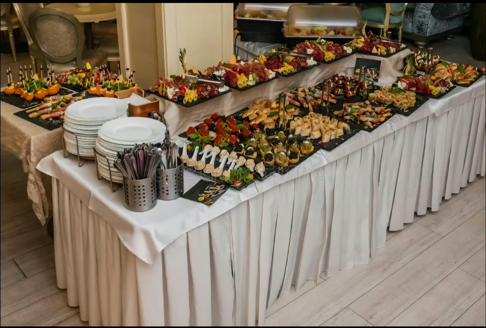 Catering & Buffet Setup by AR Events & Exhibition